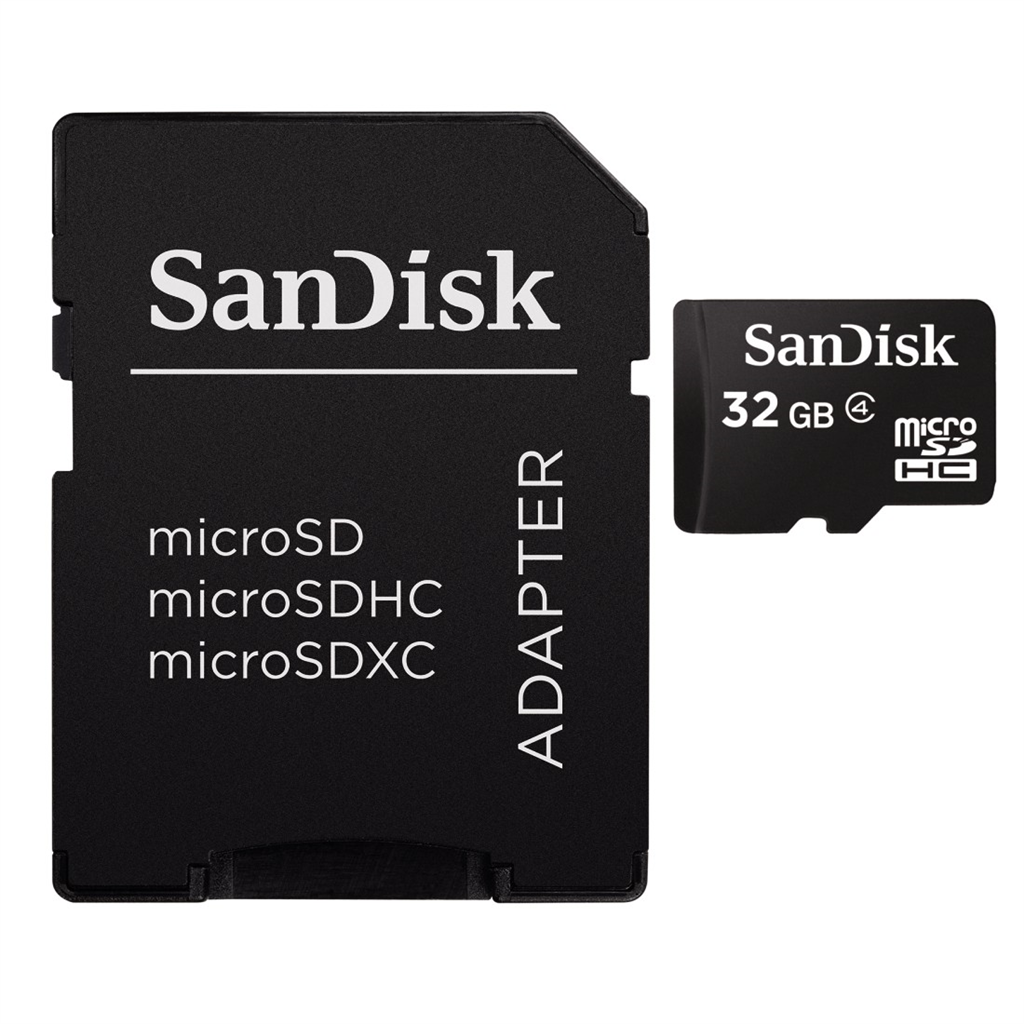 SanDisk 108097  microSDHC Card 32 GB +  Adaptér