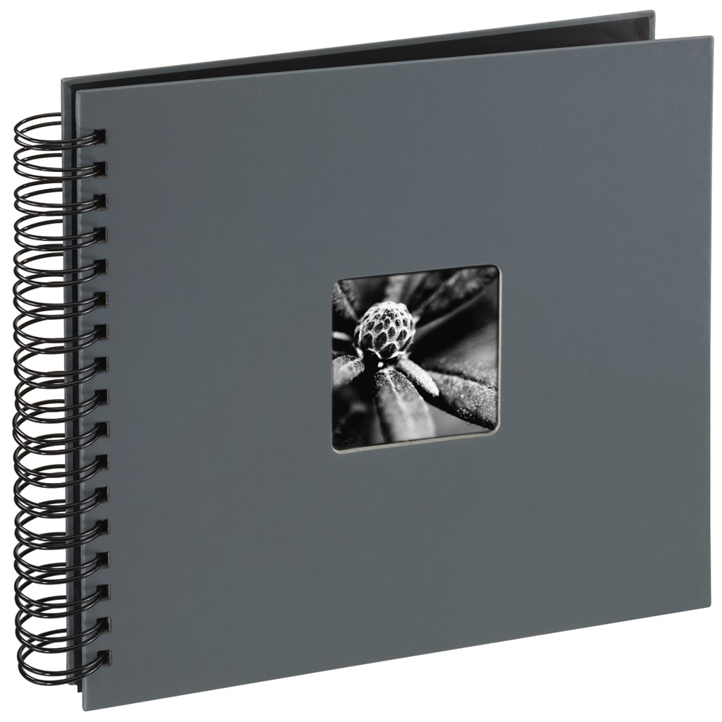 HAMA 94879  album klasický špirálový FINE ART 28x24 cm, 50 strán, šedý