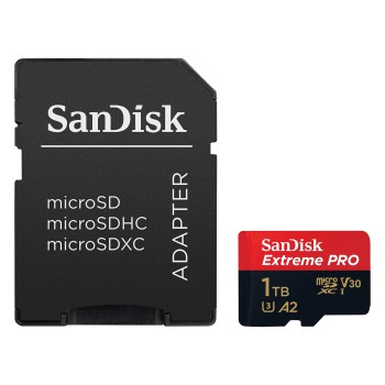 HAMA 183572 SanDisk Extreme Pro microSDXC 1 TB 170 MB s A2 C10 V30 UHS-I U3, ada