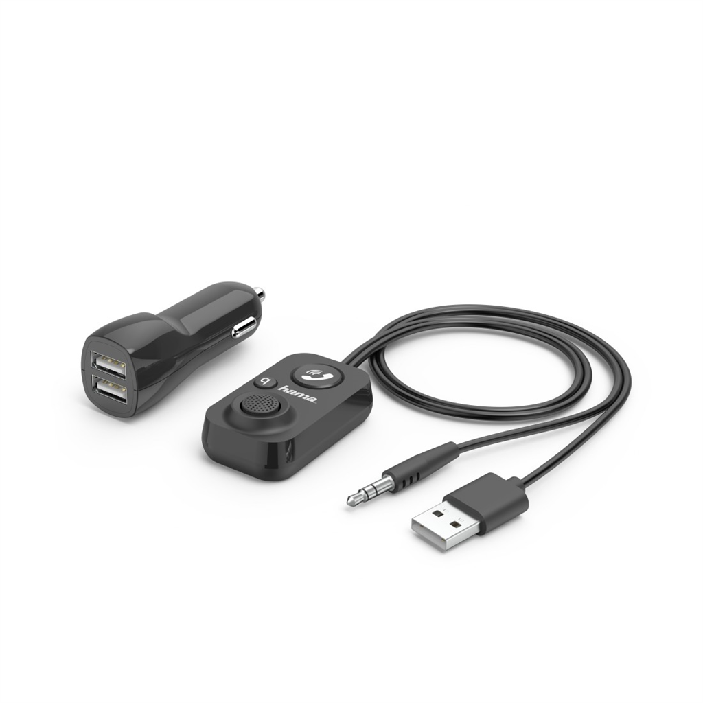 HAMA 14167  Bluetooth handsfree set do vozidla s aux-in, USB napájanie