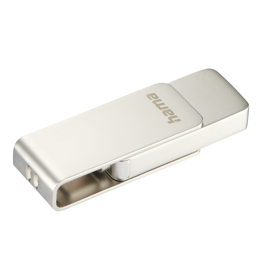 HAMA 182496  USB flash disk Uni C Rotate Pro, USB-C 3.1, 128 GB, 70 MB s