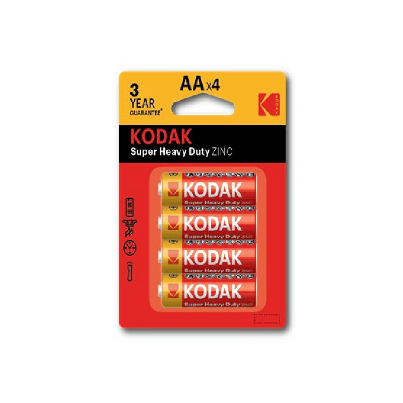 Kodak 227239   Heavy Duty zinko-chloridová batéria, AA, 4 ks, blister