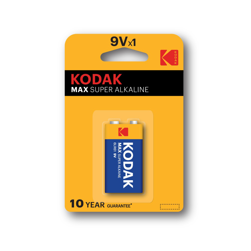 Kodak 227232   MAX alkalická batéria, 9 V, blister