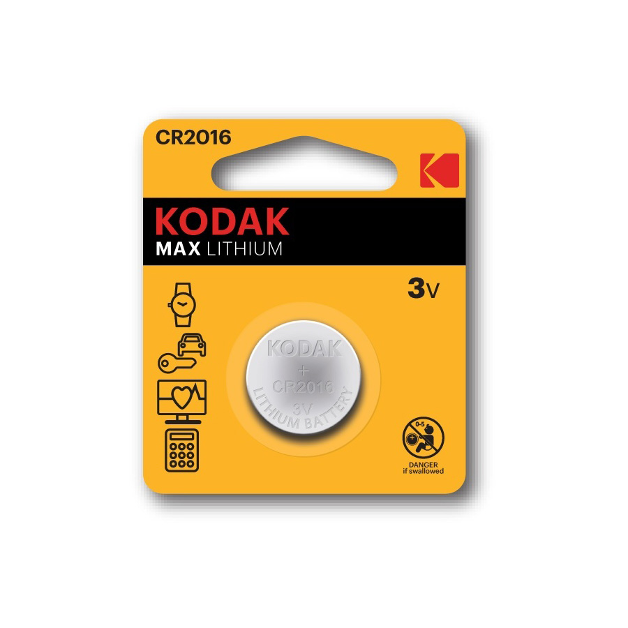 Kodak 227246  MAX Lithium, CR 2016, 1 ks, blister